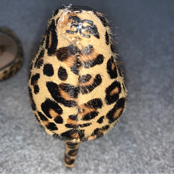 Sam Edelman Jaina Leopard Print Heels Size 8.5 - Picture 6 of 10